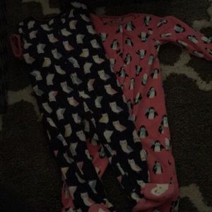 Carters fleece bodysuits.